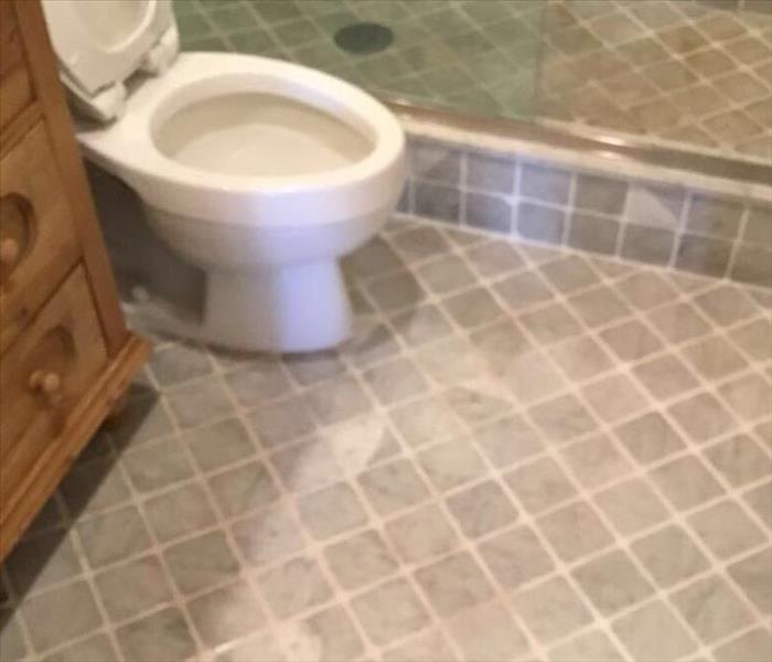 Toilet Bowl in bathroom as cause of water damage